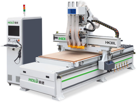 Three Spindles Industrial Cnc Router Wood Cutting Machine 4x4 80m Min